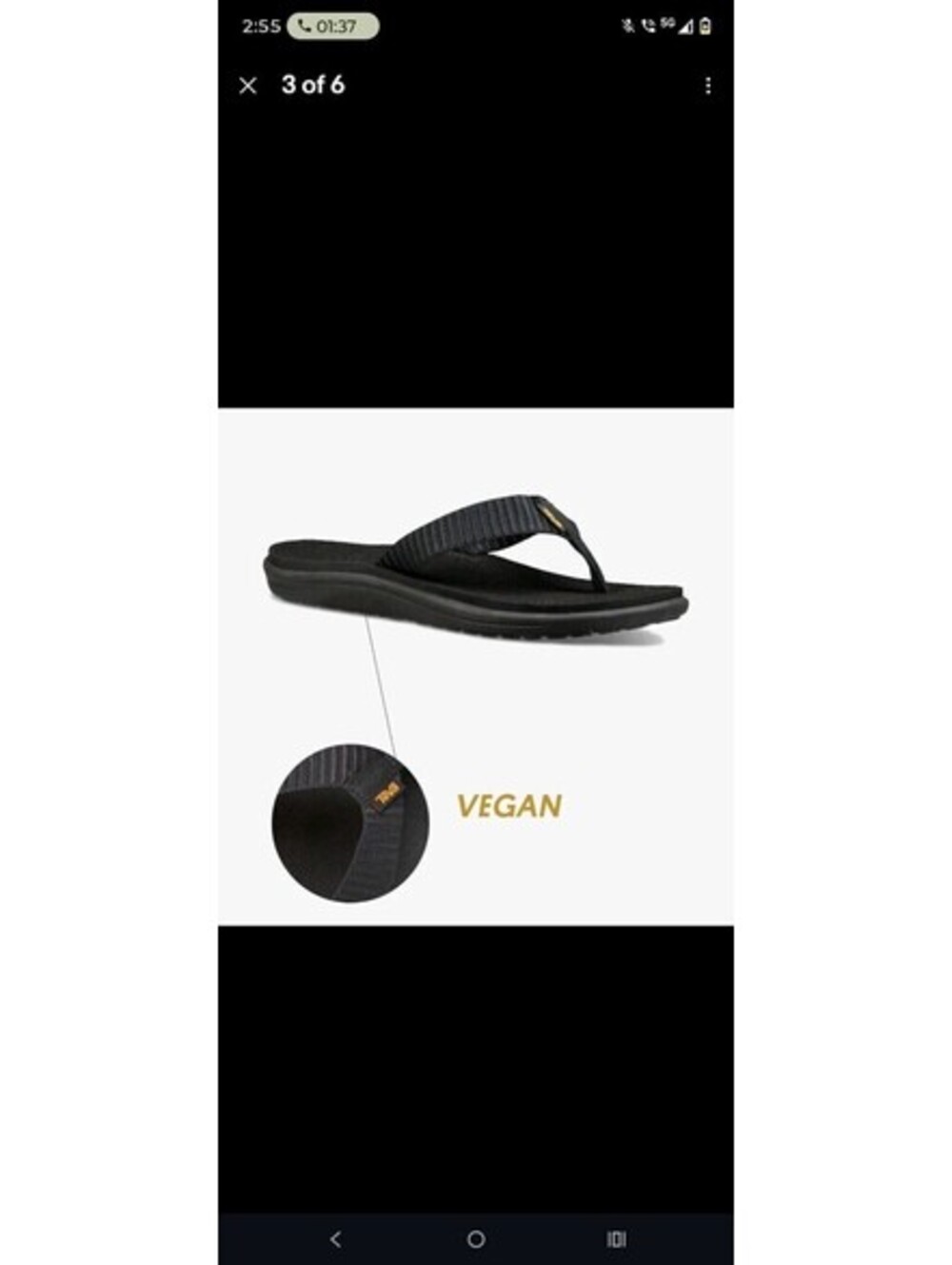 New TEVA Womens VOYA FLIP 1019040-BSB BAR STREET BLACK US W 8 TAKSE Y